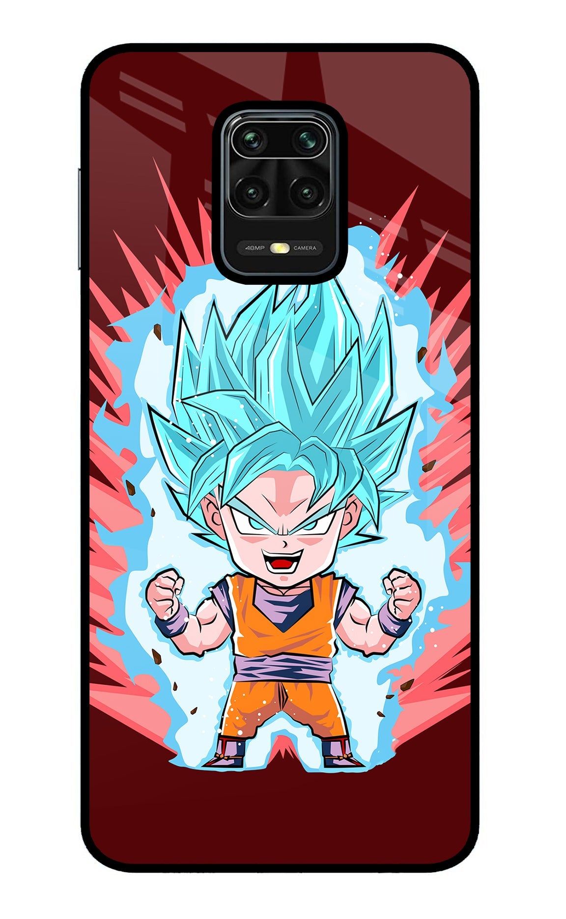 Goku Little Redmi Note 9 Pro/Pro Max Glass Case