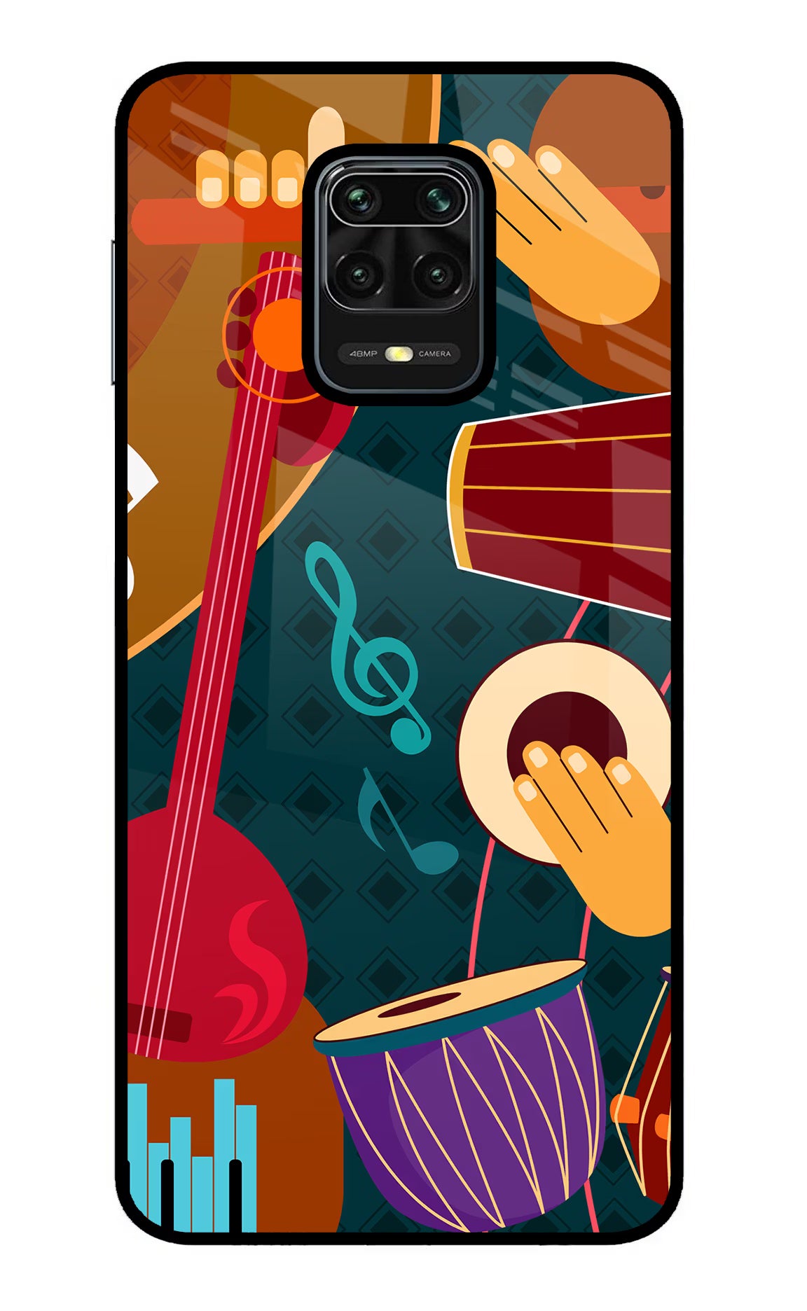 Music Instrument Redmi Note 9 Pro/Pro Max Glass Case