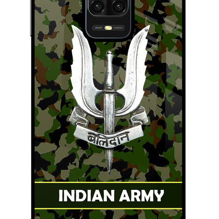 Balidan Indian Logo Redmi Note 9 Pro/Pro Max Glass Case Back Cover by Casekaro