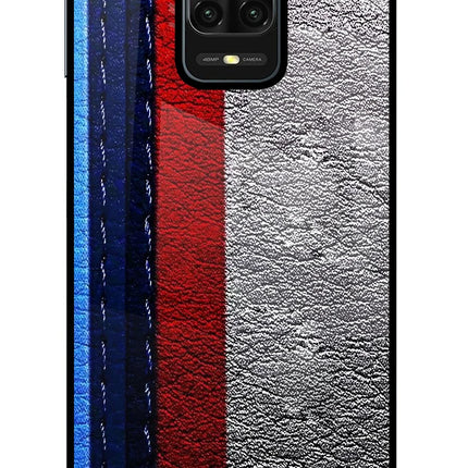 BMW Stripes Redmi Note 9 Pro/Pro Max Glass Case
