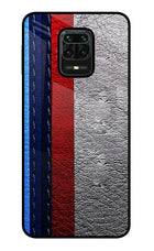 BMW Stripes Redmi Note 9 Pro/Pro Max Glass Case