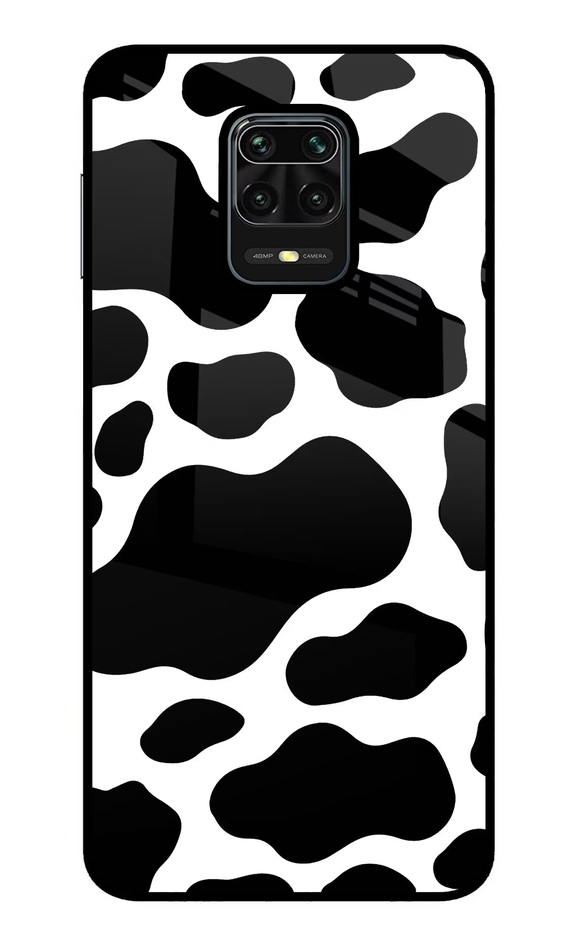 Cow Spots Redmi Note 9 Pro/Pro Max Glass Case Back Cover by Casekaro