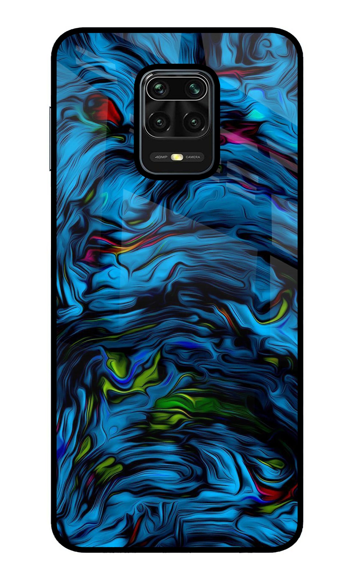 Dark Blue Abstract Redmi Note 9 Pro/Pro Max Back Cover