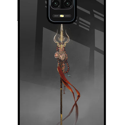 Shiv Trishul Redmi Note 9 Pro/Pro Max Glass Case Back Cover by Casekaro