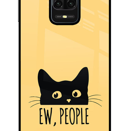 Ew People Catitude Redmi Note 9 Pro/Pro Max Glass Case