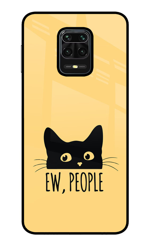 Ew People Catitude Redmi Note 9 Pro/Pro Max Glass Case