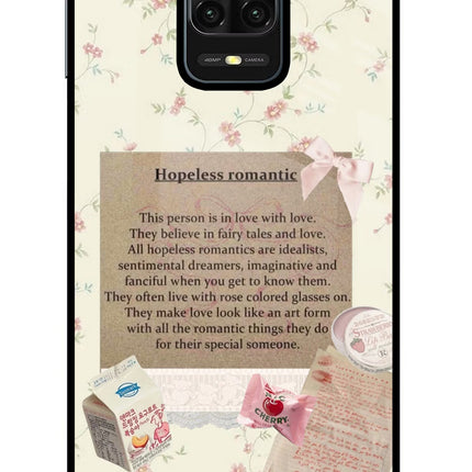Hopeless Romantic Redmi Note 9 Pro/Pro Max Glass Case