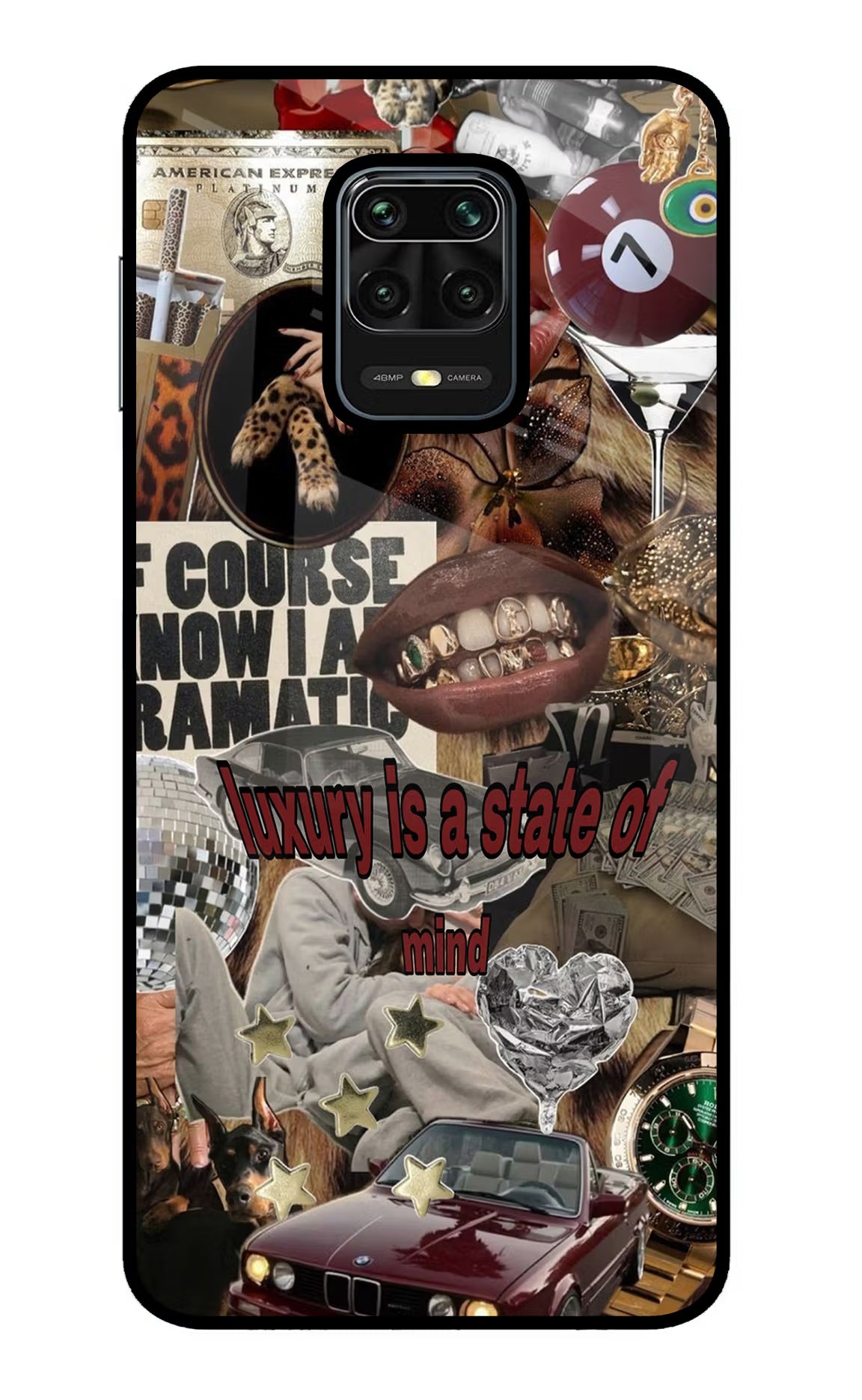 Luxury Redmi Note 9 Pro/Pro Max Glass Case Back Cover by Casekaro
