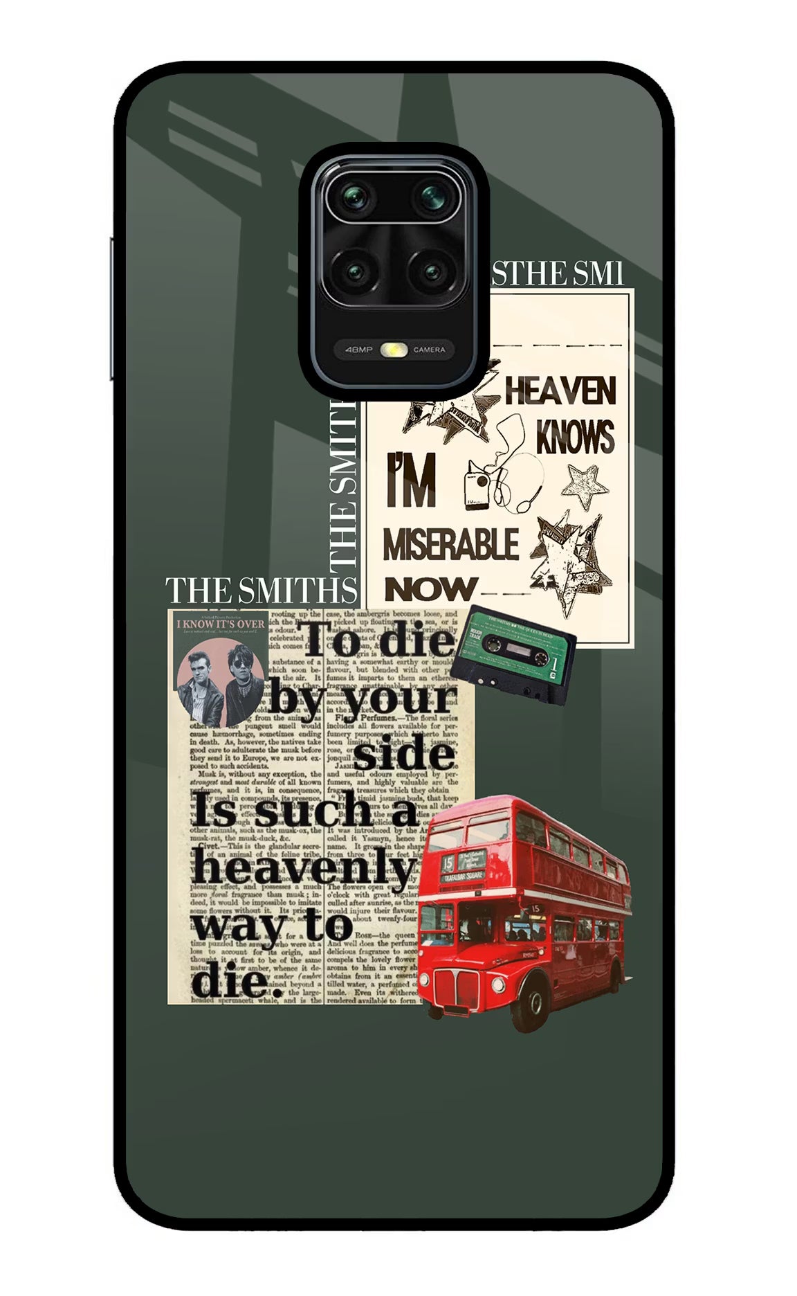 The Smiths Redmi Note 9 Pro/Pro Max Glass Case Back Cover by Casekaro