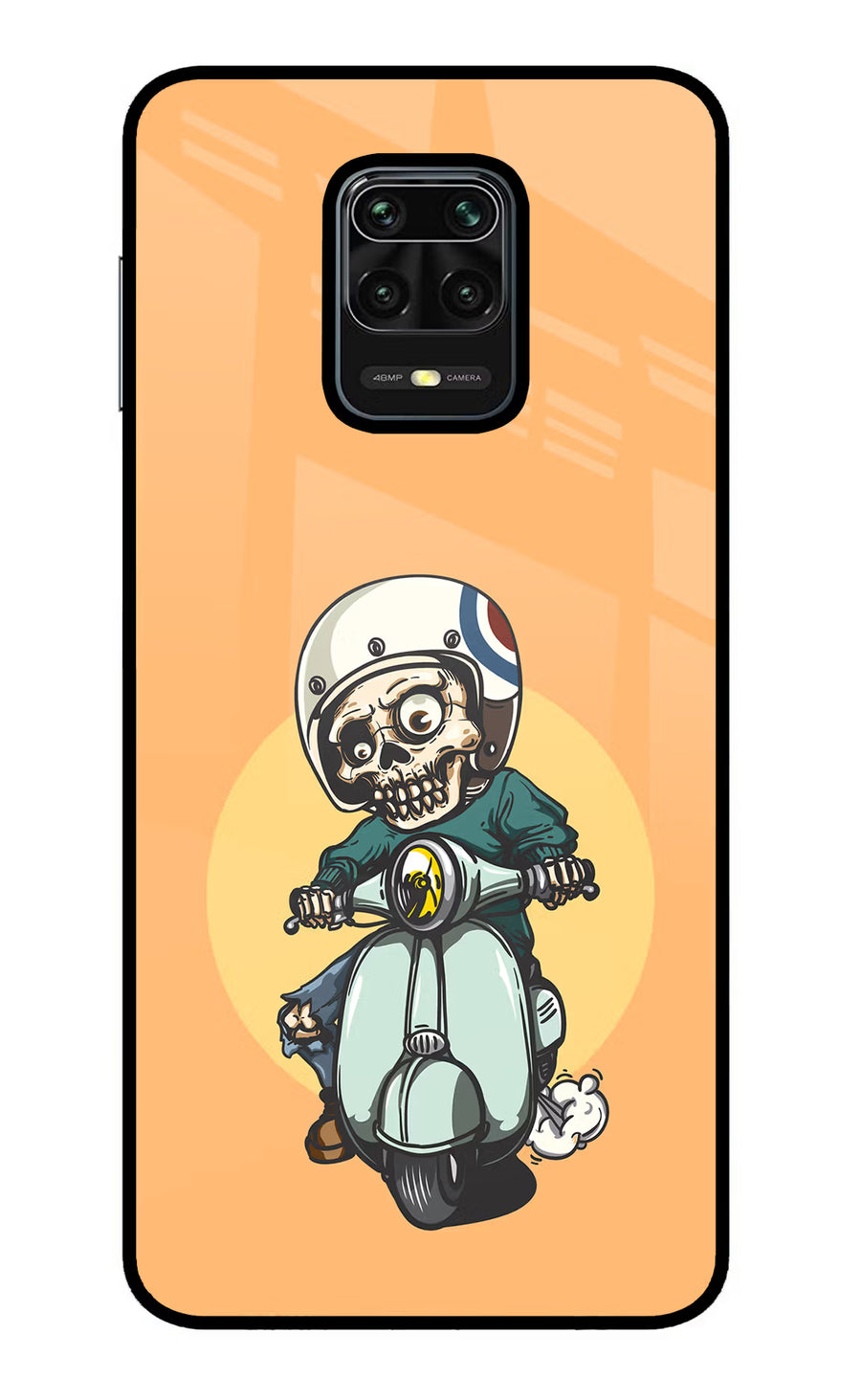 Undead Biker Redmi Note 9 Pro/Pro Max Back Cover, Metal case