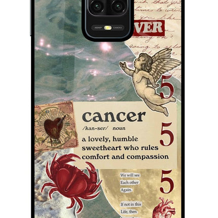 Cancer Zodiac Redmi Note 9 Pro/Pro Max Glass Case