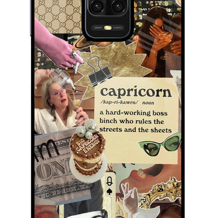Capricorn Zodiac Redmi Note 9 Pro/Pro Max Glass Case