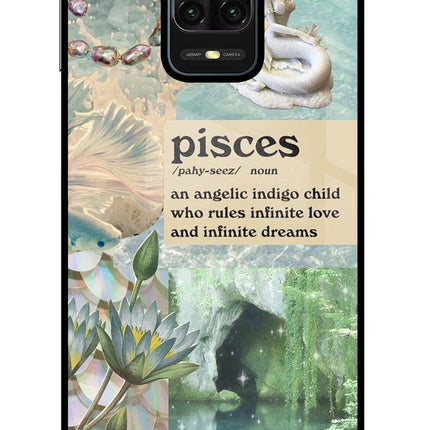 Pisces Zodiac Redmi Note 9 Pro/Pro Max Glass Case