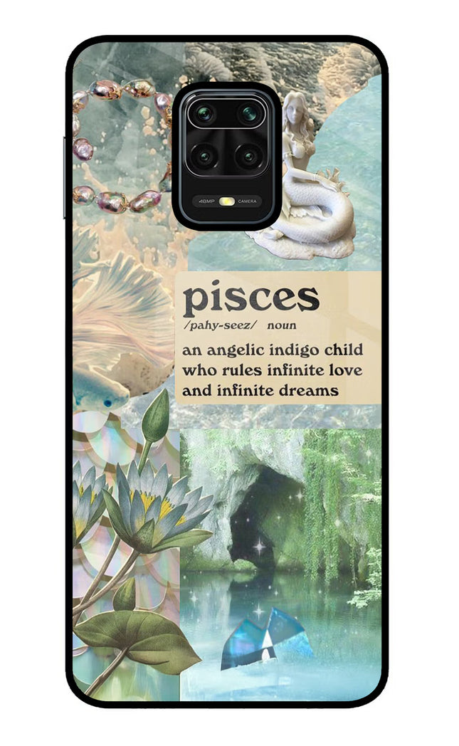 Pisces Zodiac Redmi Note 9 Pro/Pro Max Glass Case