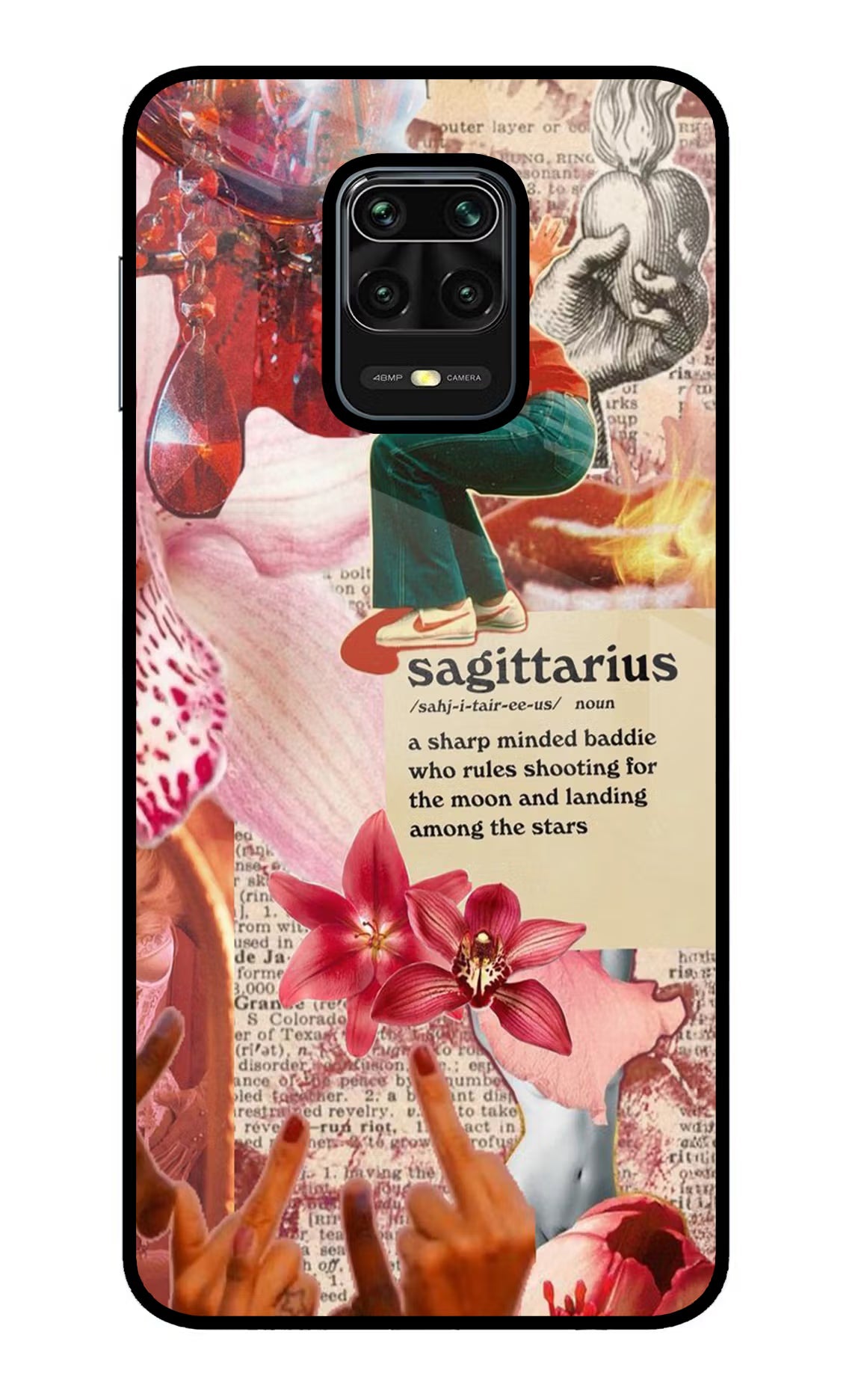 Sagittarius Zodiac Redmi Note 9 Pro/Pro Max Glass Case Back Cover by Casekaro