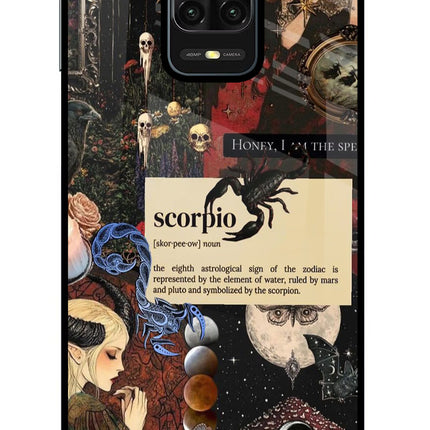 Scorpio Zodiac Redmi Note 9 Pro/Pro Max Glass Case