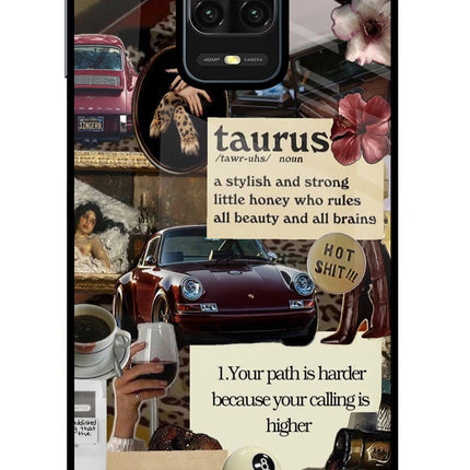 Taurus Zodiac Redmi Note 9 Pro/Pro Max Glass Case