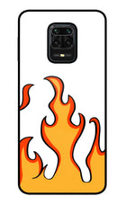 Fired Up – White Redmi Note 9 Pro/Pro Max Glass Case