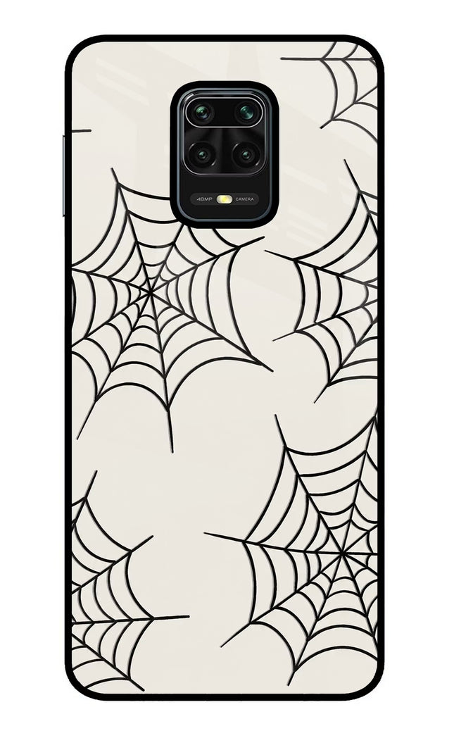 Spider Web Redmi Note 9 Pro/Pro Max Glass Case