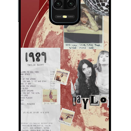 Taylor Swift Redmi Note 9 Pro/Pro Max Glass Case