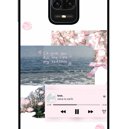 Wave to earth Redmi Note 9 Pro/Pro Max Glass Case