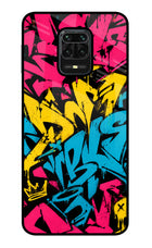 Graffiti Vibe Redmi Note 9 Pro/Pro Max Glass Case