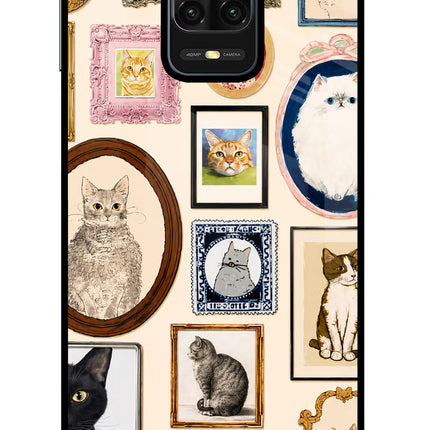 Mirror Cats Redmi Note 9 Pro/Pro Max Glass Case