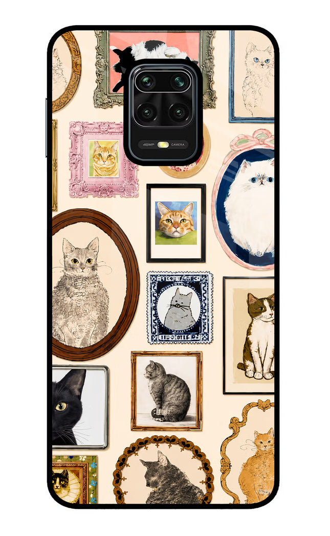 Mirror Cats Redmi Note 9 Pro/Pro Max Glass Case