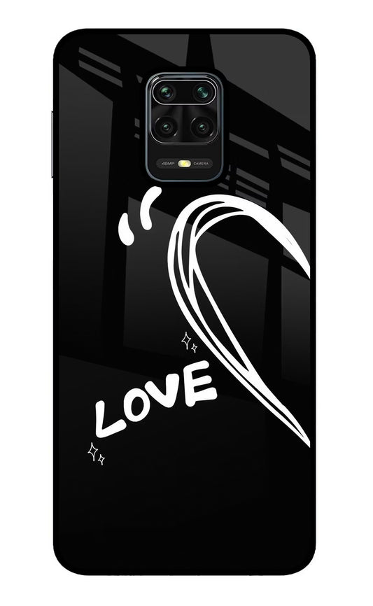 Love Line Redmi Note 9 Pro/Pro Max Glass Case