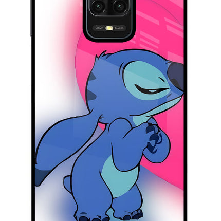 Stitch Hug Redmi Note 9 Pro/Pro Max Glass Case