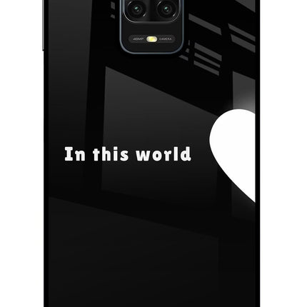 This World Redmi Note 9 Pro/Pro Max Glass Case