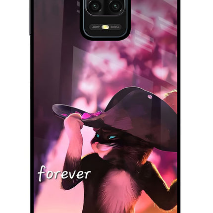 Forever Cat Redmi Note 9 Pro/Pro Max Glass Case