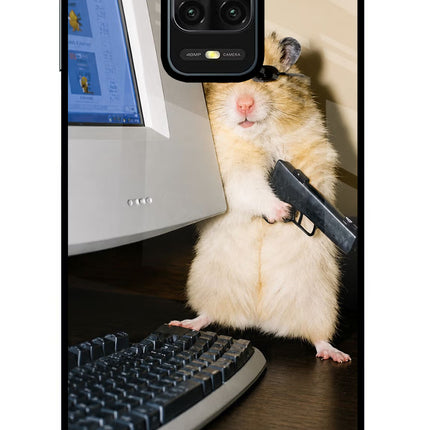 Hacker Hamster Redmi Note 9 Pro/Pro Max Glass Case