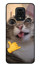 Silly Cat Call Redmi Note 9 Pro/Pro Max Glass Case