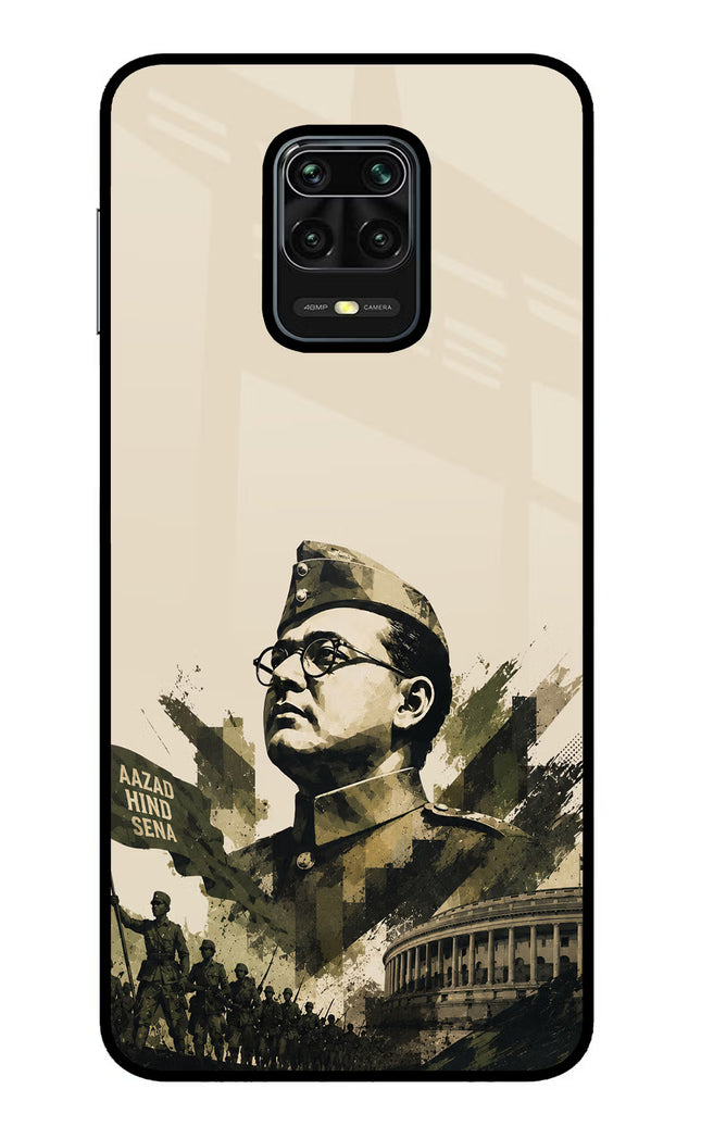 Netaji Rising Redmi Note 9 Pro/Pro Max Glass Case
