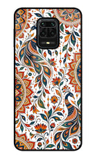 White Mayura Redmi Note 9 Pro/Pro Max Glass Case