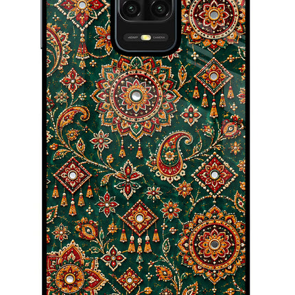 Green Pataka Redmi Note 9 Pro/Pro Max Glass Case