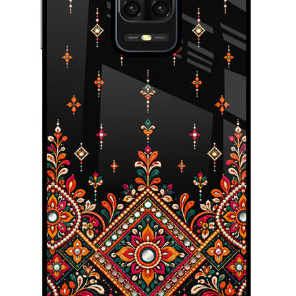 Noir Mehfil Redmi Note 9 Pro/Pro Max Glass Case