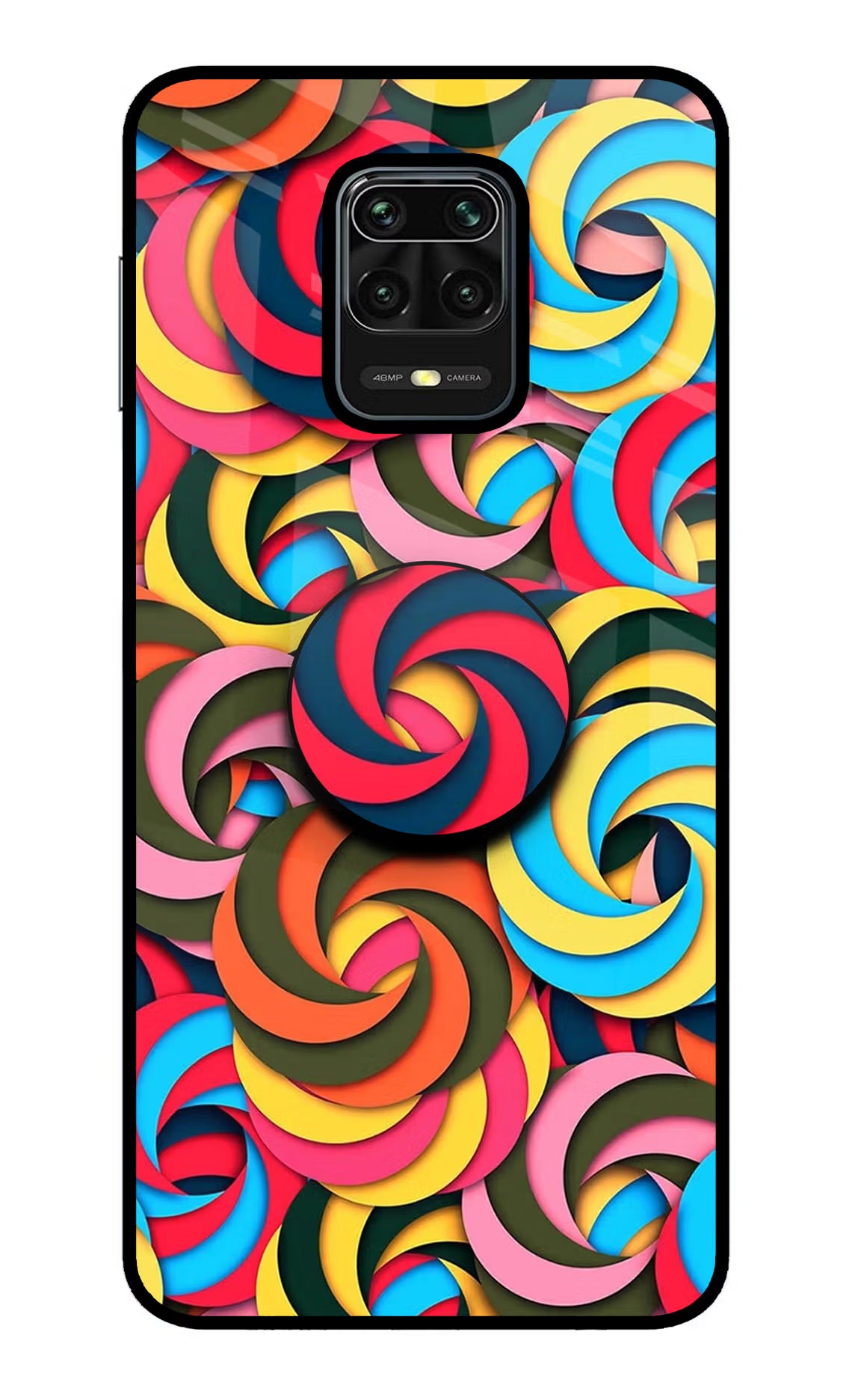 Spiral Pattern Redmi Note 9 Pro/Pro Max Pop Case by Casekaro