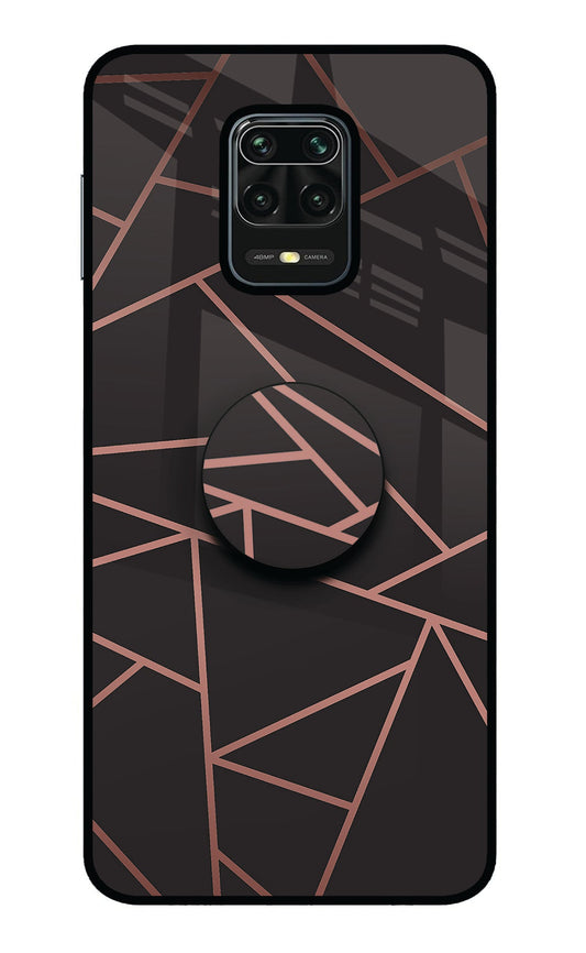 Geometric Pattern Redmi Note 9 Pro/Pro Max Glass Case