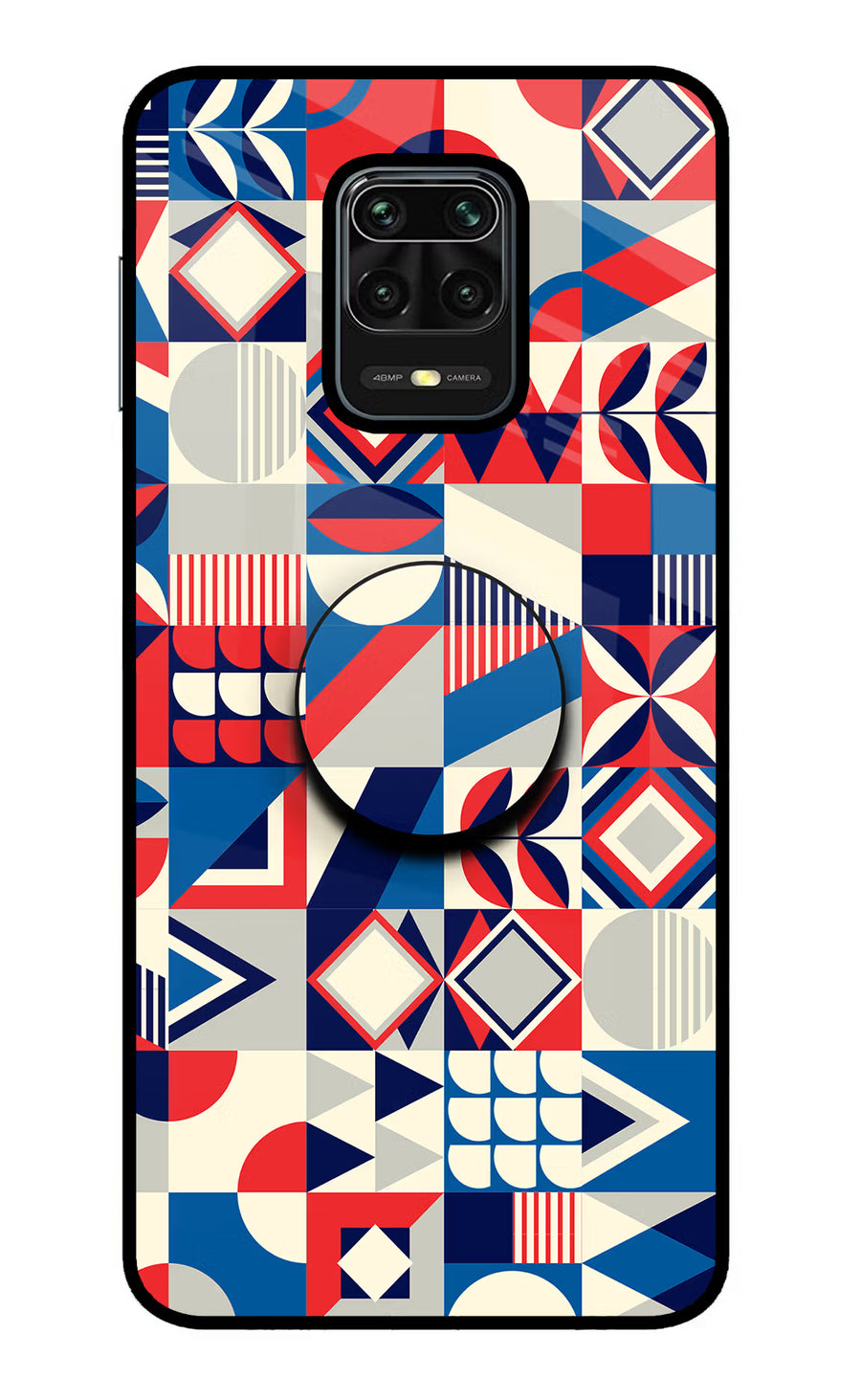 Colorful Pattern Redmi Note 9 Pro/Pro Max Pop Case, Metal case