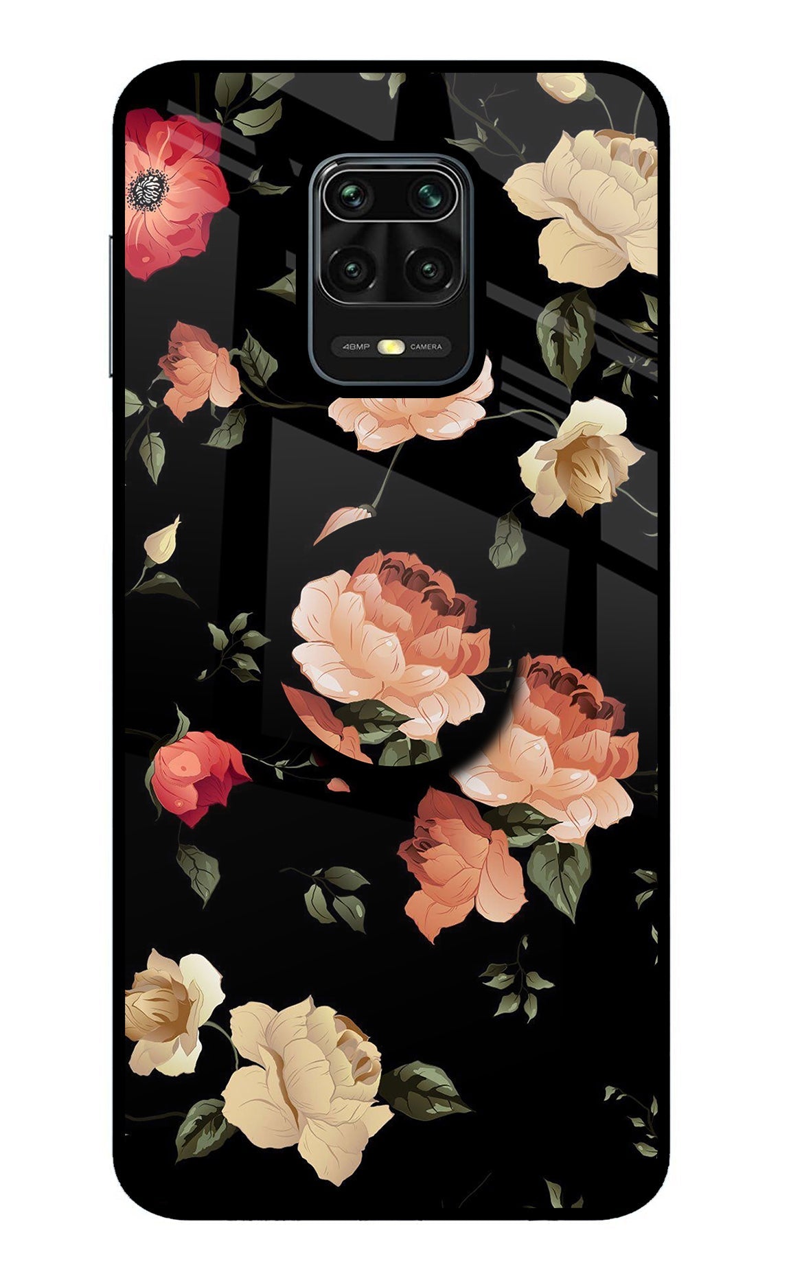 Flowers Redmi Note 9 Pro/Pro Max Glass Case