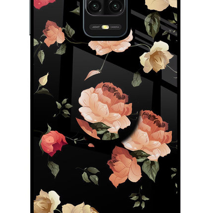 Flowers Redmi Note 9 Pro/Pro Max Glass Case