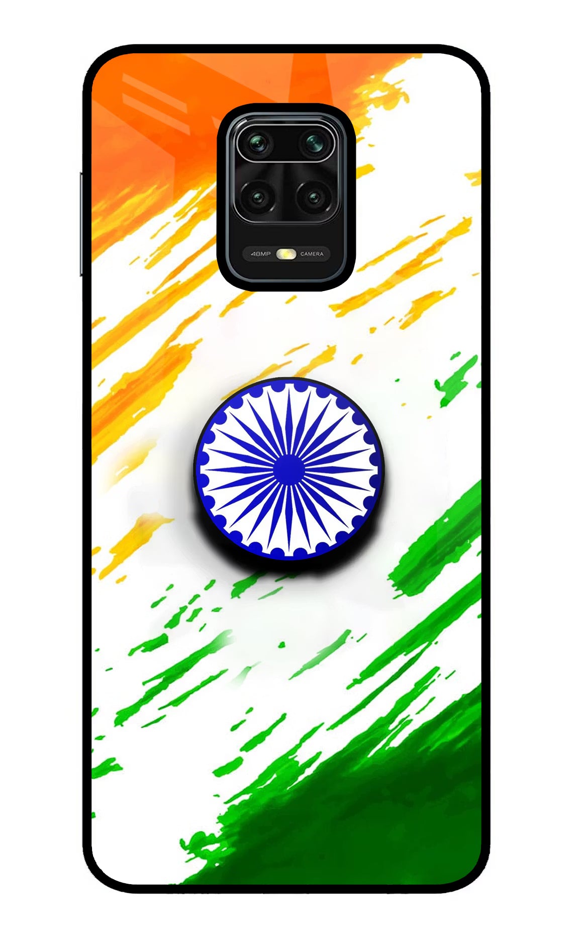 Indian Flag Ashoka Chakra Redmi Note 9 Pro/Pro Max Pop Case by Casekaro