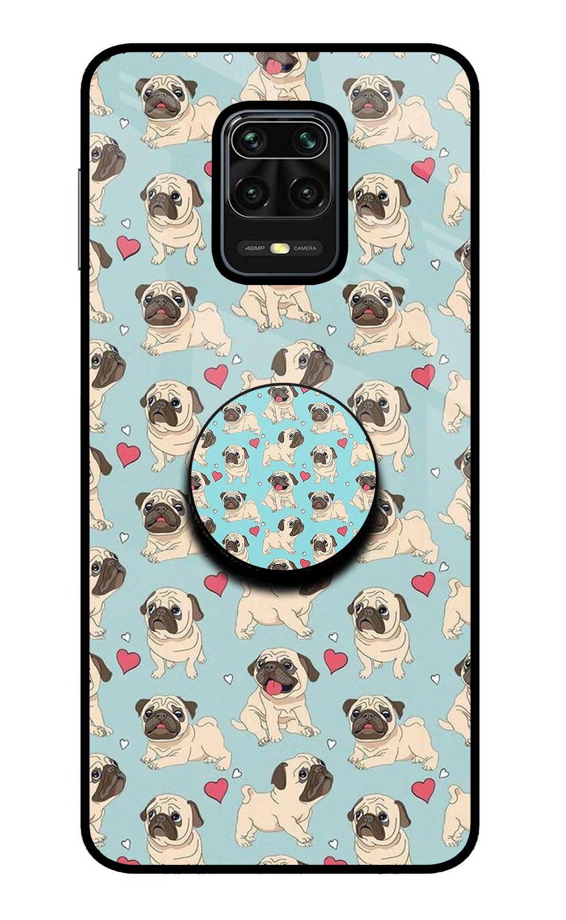 Pug Dog Redmi Note 9 Pro/Pro Max Pop Case by Casekaro