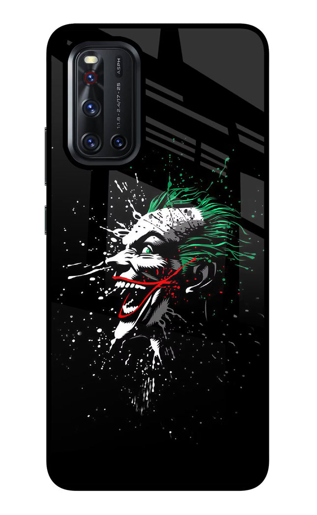 Joker Vivo V19 Glass Case Back Cover by Casekaro