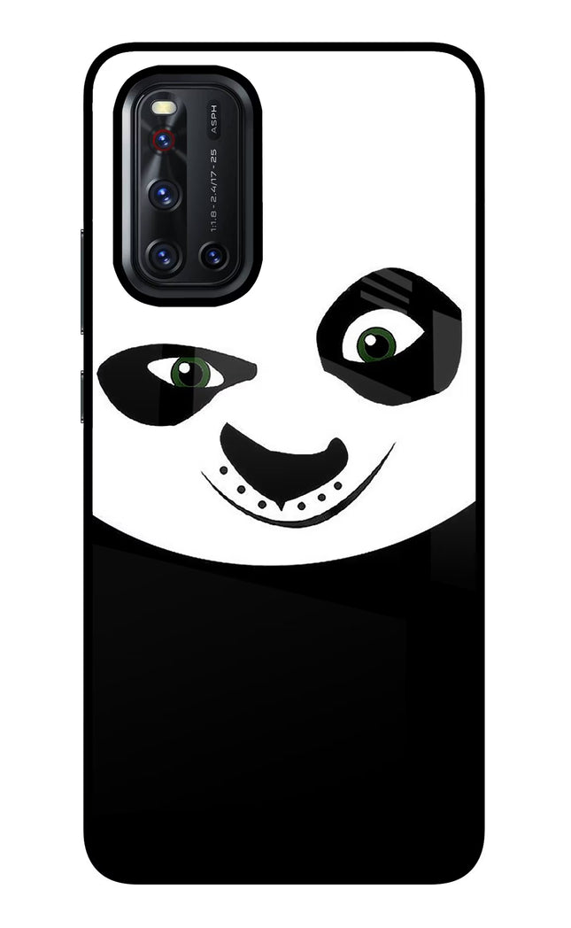 Panda Vivo V19 Glass Case Back Cover by Casekaro