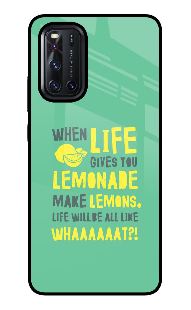 Quote Vivo V19 Glass Case Back Cover by Casekaro