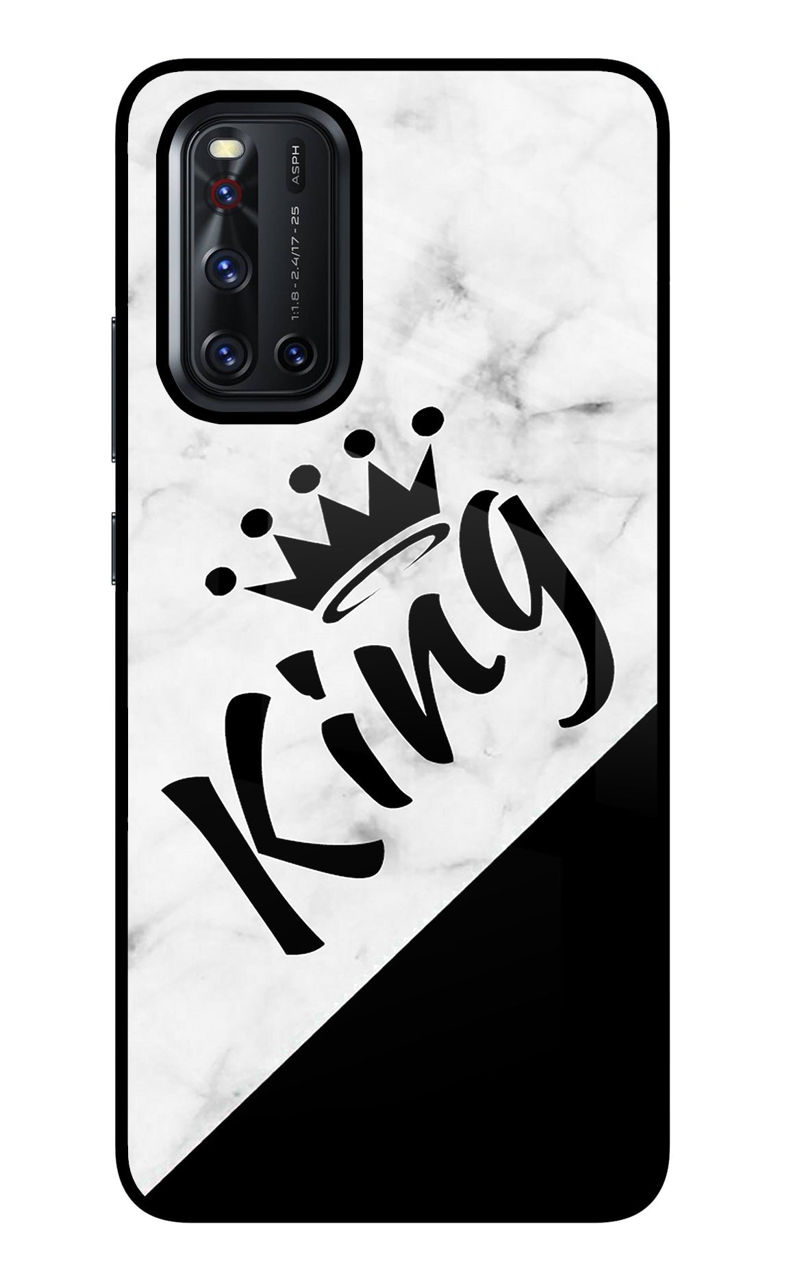 King Vivo V19 Glass Case