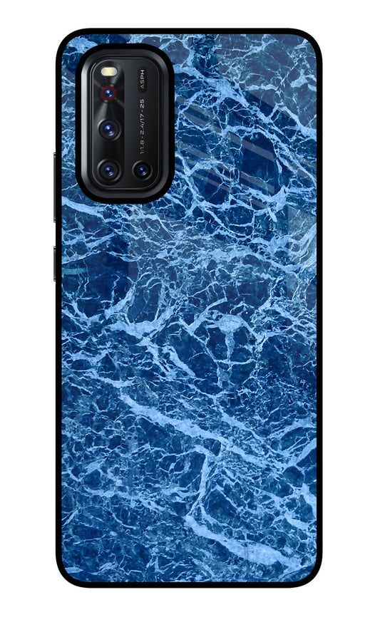 Blue Marble Vivo V19 Glass Case